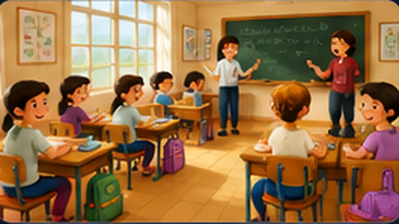 Scène illustrée utilisée pour le test d’observation